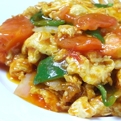 トマトとタマゴ炒め