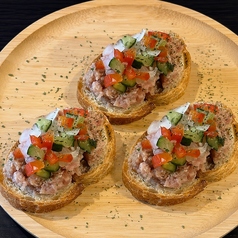 ネギトロBruschetta