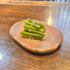 ニンニクの芽の浅漬け