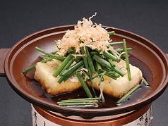 揚げ豆富ねぎまみれ