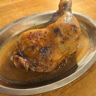 骨付きチキンの肉汁焼き