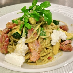 春菊とクレソンのジェノベーゼ