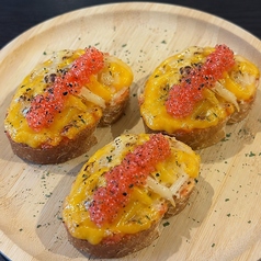 明太子チーズBruschetta