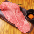 料理メニュー写真&nbsp;牛大判焼きしゃぶしゃぶ　タレ・卵