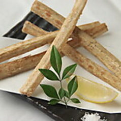 ごぼうの米粉揚げ