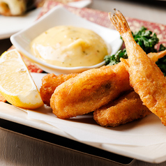 フグの唐揚げ　タルタルソース添え