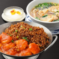 料理メニュー写真&nbsp;海老チリ黒チャーハン