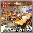 【店舗貸切・最大40名様まで】新橋での大人数宴会に最適な、アットホームで賑やかな空間です。店内を丸ごと貸し切れるため、周囲を気にせず一体感のあるパーティーが叶います！お席のレイアウト変更も柔軟に対応可能です。会社の宴会、サークルの打ち上げなど、特別な夜を当店のプライベート空間でお過ごしください。