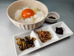 日本一のこだわり卵極上のTKG　～3種の醤で～