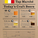 Tap Marshe　Today's Craft Beers