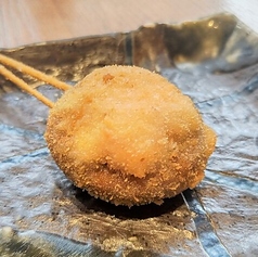 椎茸の肉詰め/とうもろこし雷揚げ　各