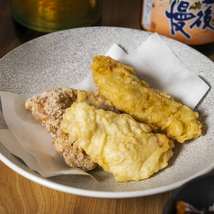 酔っ払い鶏の素揚
