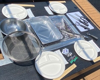 備品・調味料充実のお手軽BBQ！