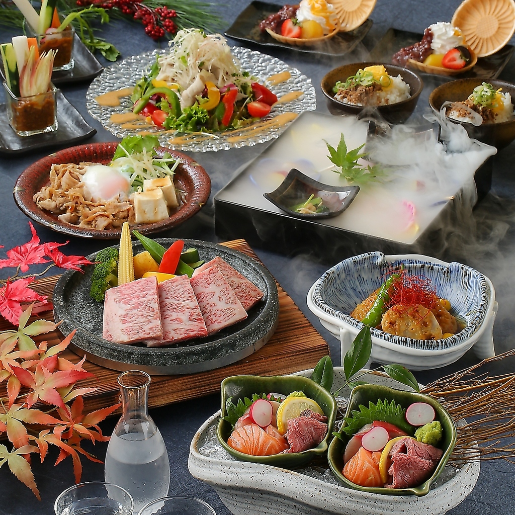 飲み放題付き宴会コース5500円/6600円/7700円/8800円とご用意しております！