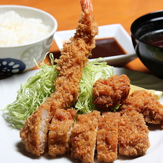 ミックスフライ定食