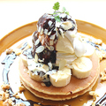 料理メニュー写真&nbsp;チョコバナナパンケーキ