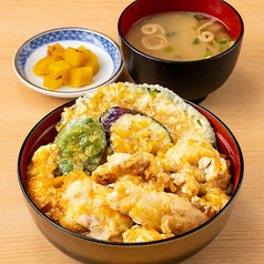 とり天たまとじ丼