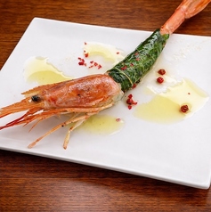 赤海老大葉巻き串