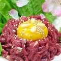 料理メニュー写真&nbsp;桜ユッケ