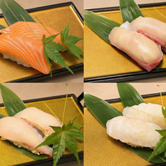 深い熟成赤酢のシャリがネタの旨味を引き立てる