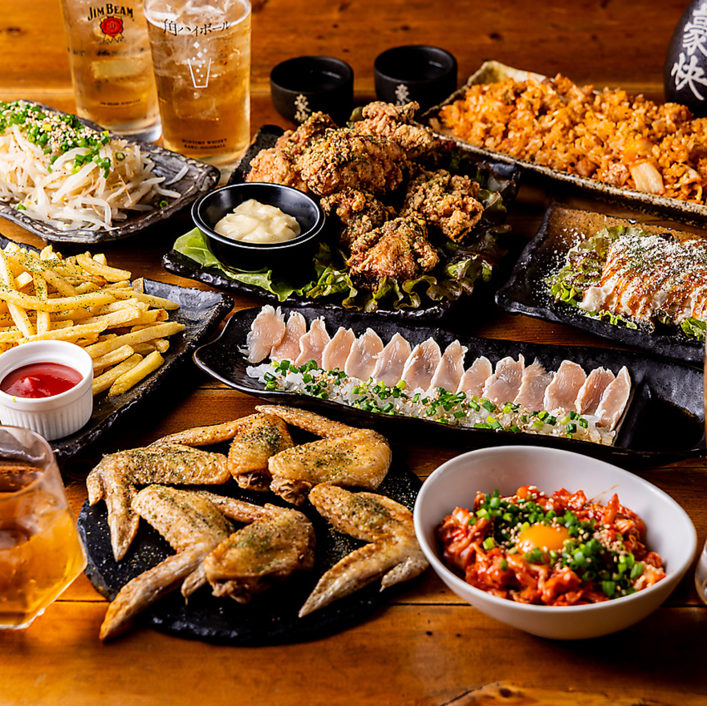 二度付け禁止！ハレルヤ特製の串揚げセットが楽しめる飲み放題付コースを多数ご用意しております♪