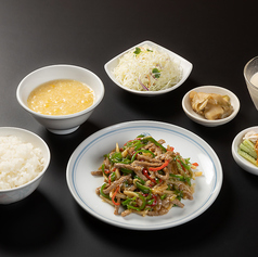 チンジャオロース定食