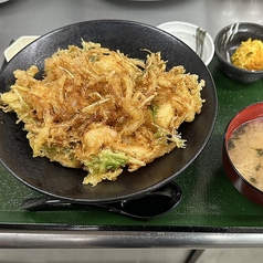 海老とホタテかき揚げ丼