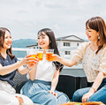 東京スカイツリータウン R BeerFesta2025 タワーの下で遊べる芝生のBBQパークの雰囲気1