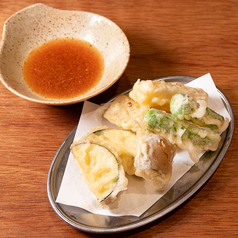 夏野菜天の盛り合わせ