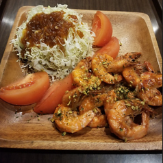 ガーリックソフトシェルシュリンプ