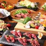 自慢の肉寿司もコースでお楽しみいただけます！