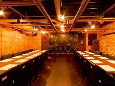 【2Ｆ】最大40名様　30名様～貸切ＯＫの個室♪宴会に人気です！