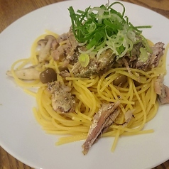 オイルサーディンのパスタ
