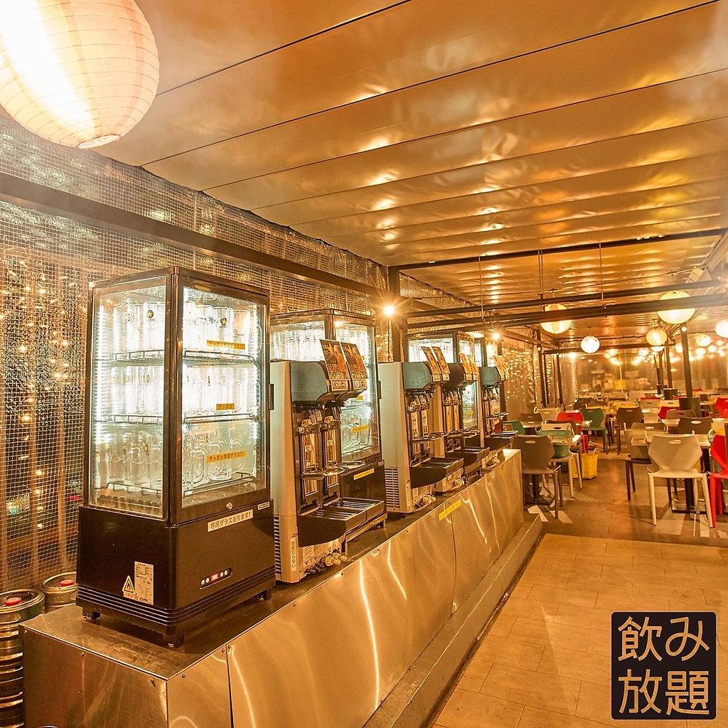 梅田/大阪駅/大阪駅前ビル/ビアガーデン/BBQ/屋上/生ビール/焼肉/飲み放題/貸切/歓送迎会/テラス