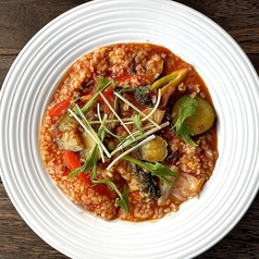 豊富なリゾットメニューの写真