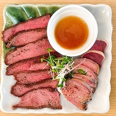 エゾ鹿肉の肉刺し 2種盛り合わせ