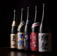 料理との相性ぴったりなお酒も充実