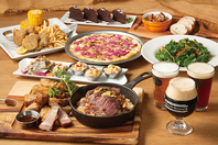 地ビールに良く合うシェフ自慢のグリル料理！