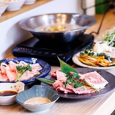 出雲馳走縁 しゃぶしゃぶ暖簾のコース写真