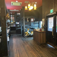 開放感たっぷりの、癒し空間