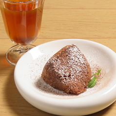 黒豆とココアのシフォンケーキ ドリンクセット
