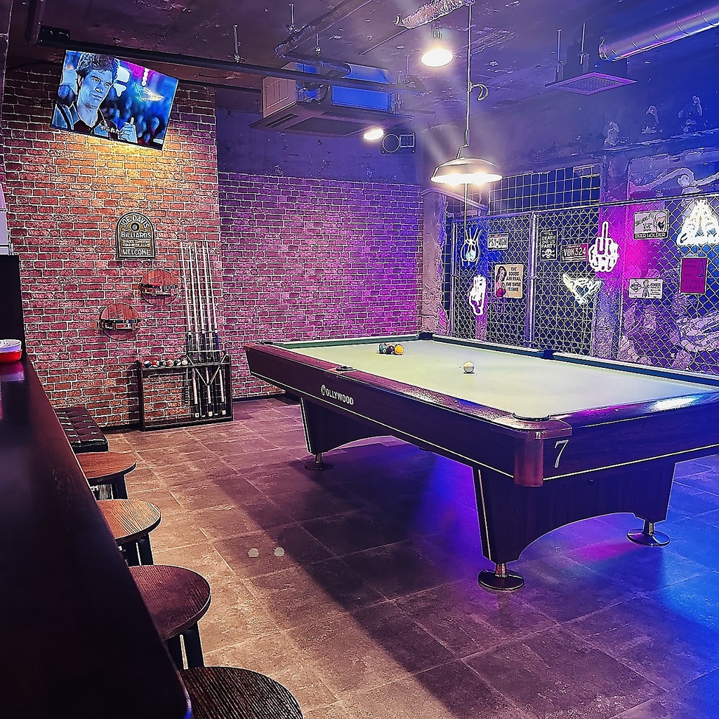 【貸切利用もOK】最大50名様まで貸切が可能◎ダーツ・ビリヤード・種類豊富なビールなど楽しい時間を