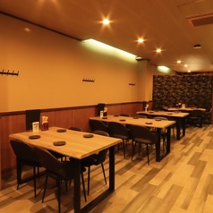 テーブル席は、宴会にも対応しております。最大30名様までの宴会に対応可能。詳しくは店舗までお問合せください。