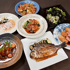 創作cafe diningてっぱんやのコース写真