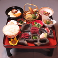 料理メニュー写真&nbsp;本場の馬刺し四種食べ比べ御膳