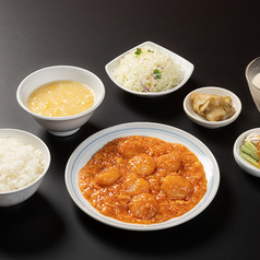 【辛】エビチリ定食
