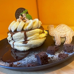 チョコバナナパンケーキ