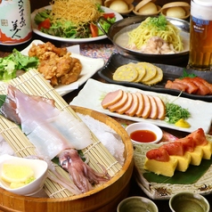 泳ぎイカ 炭火焼き 九州うまか 京橋店のコース写真