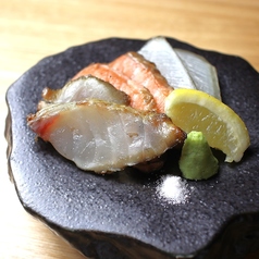 魚の藁焼き3種盛り合わせ