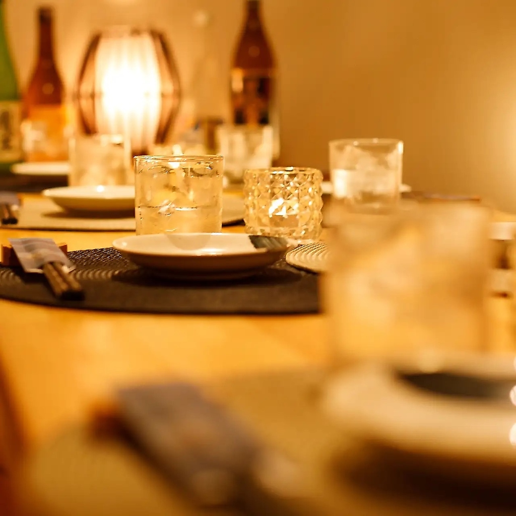 静かで落ち着きのあるお店なので接待やデートにもオススメです。〈接待 デート リラックス 個室〉